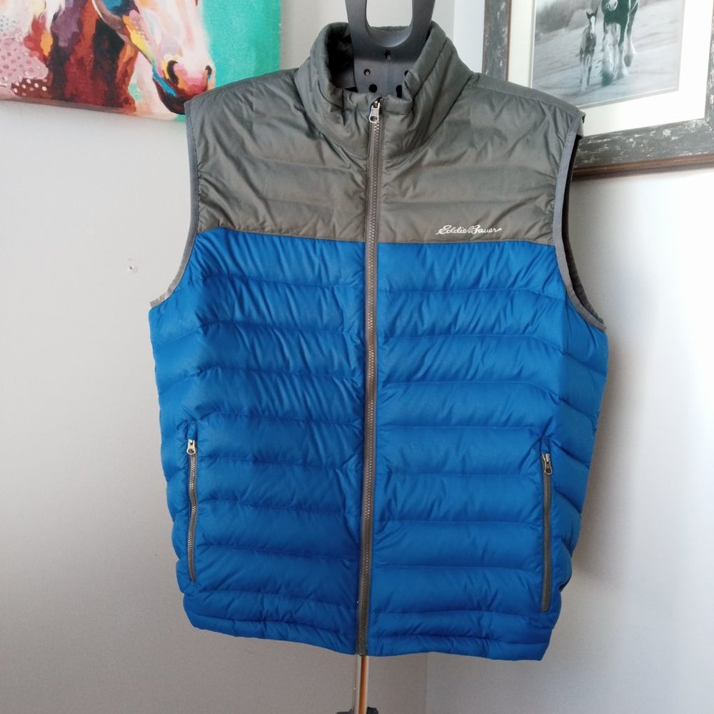 Eddie Bauer lightweight down puffer vest